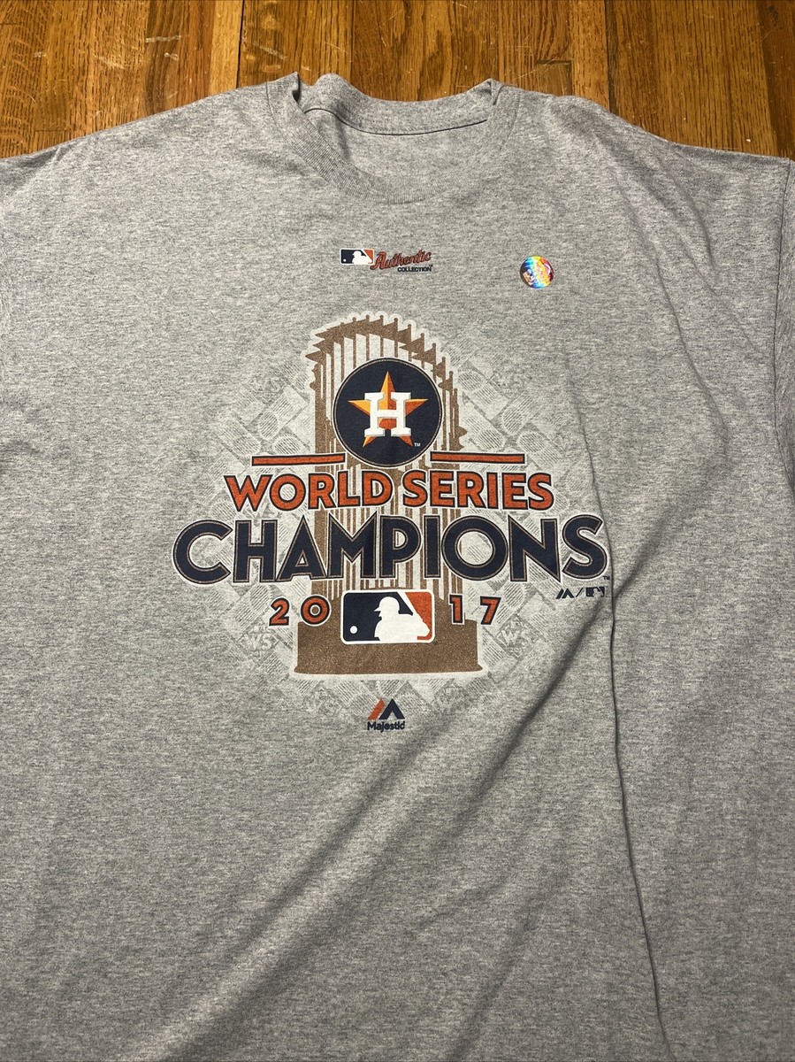 2017 Houston Astros World Series Champions T Shirt XXL Sticker