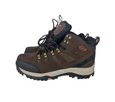 Skechers Relment Pelmo High Hiking Boots Mens 9 Brown Walking Waterproof