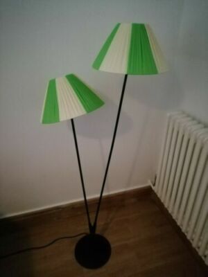 Funky 50er 60er 70er Atomic Rockabilly Retro Kunststoffband Handarbeit Lampenschirm  