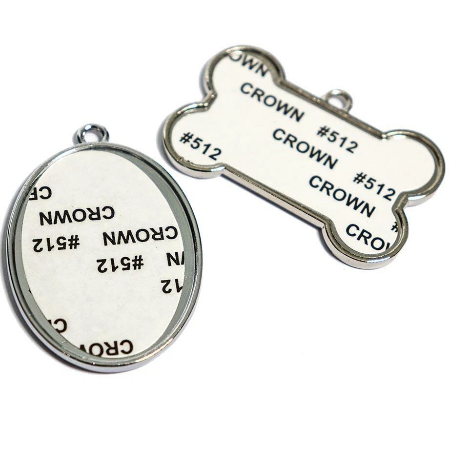 Sublimation Blank Metal Dog Tags for Sublimation Printing by Heat transfer