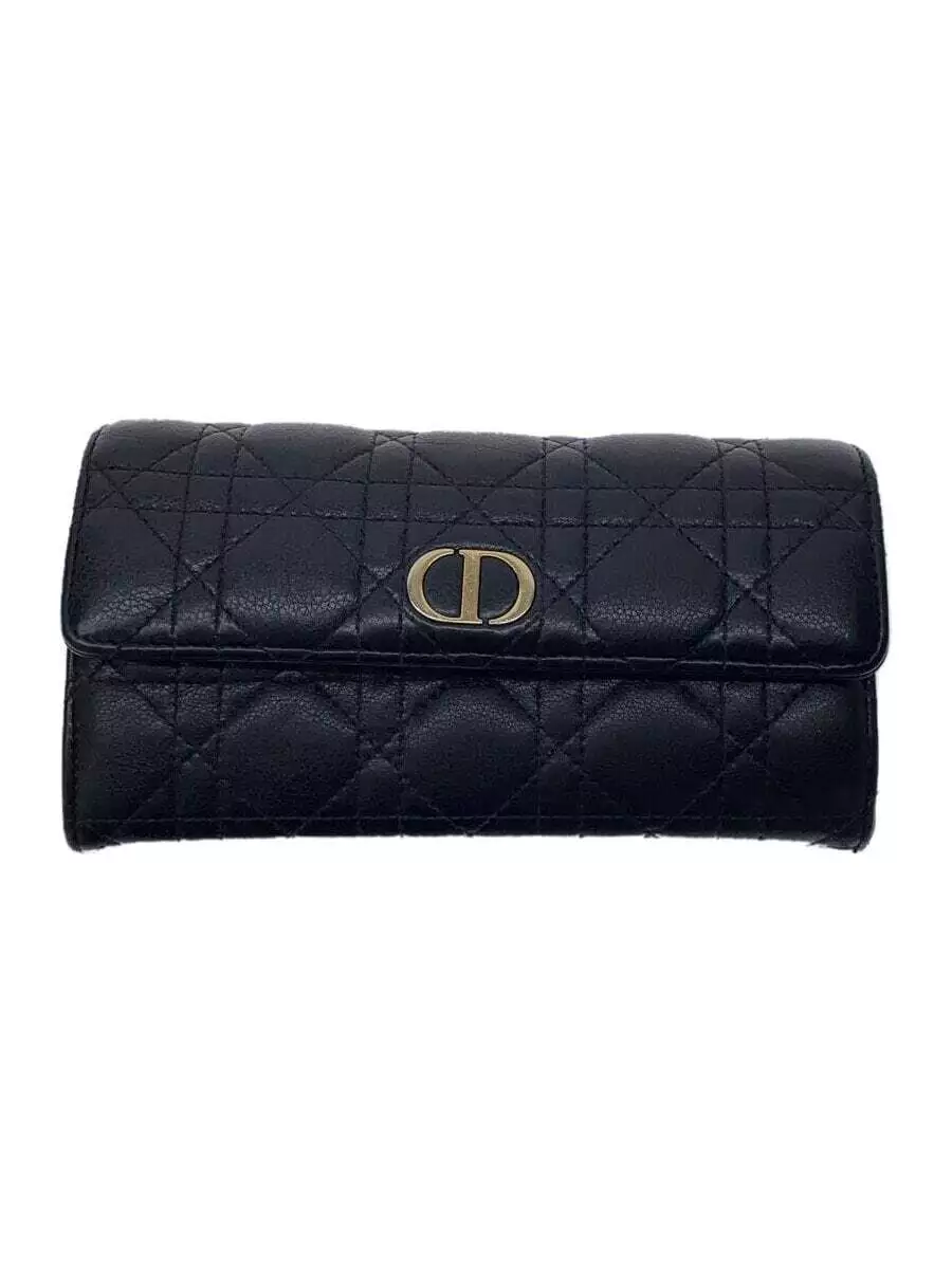 Christian Dior Portefeuille Long Cuir matelassé Peau de Mouton Cannage Femme 33 MA 1202,