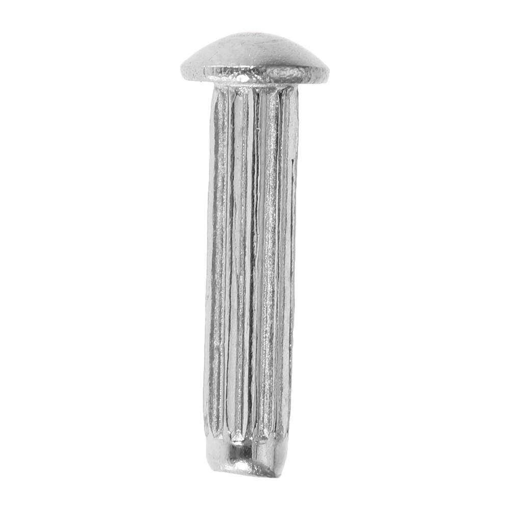 100pcs M2.5 Stainless Steel Round Head Knurled Shank Solid Rivets