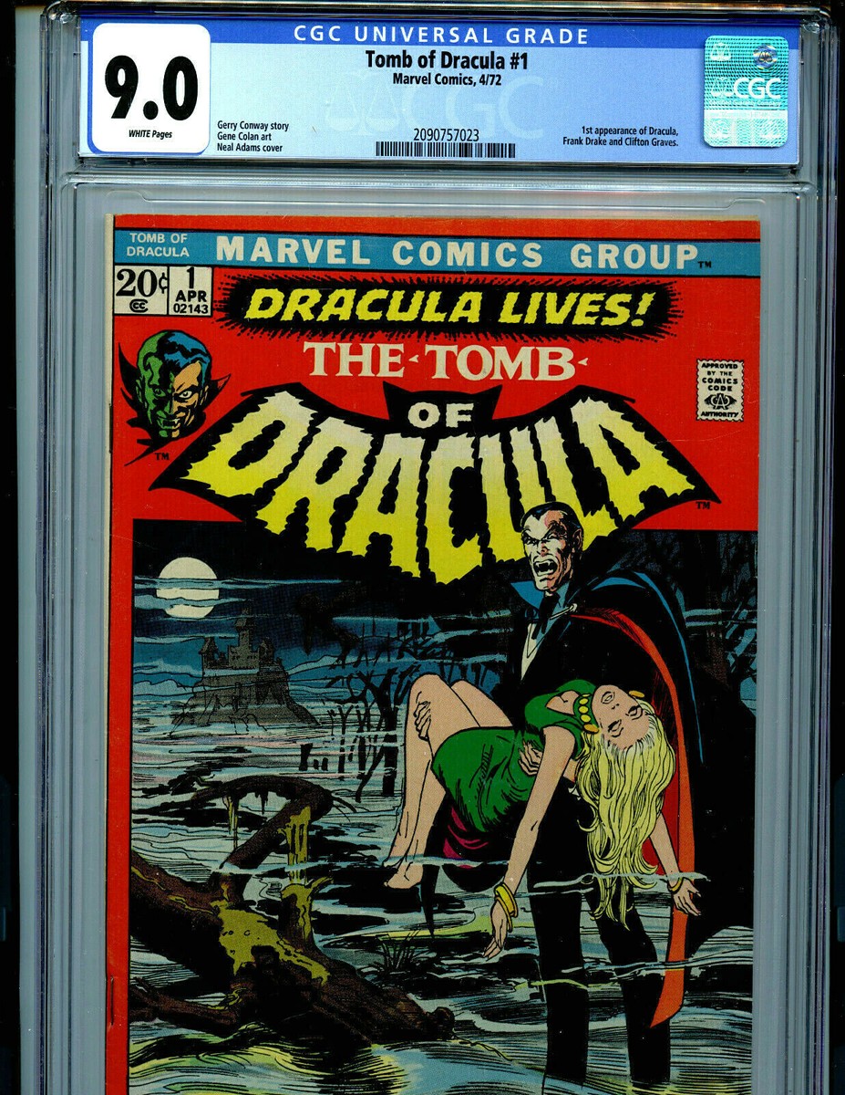 Tomb of Dracula 1 CGC 9.0 1972 Marvel 1st Dracula Amricons