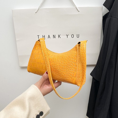 Single Shoulder Bag Simplified Underarm Stick Bag Handbag Women Dinner Bag - Picture 14 of 25