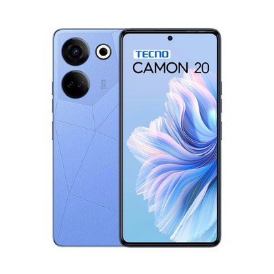 Tecno Camon 20 Blue (RAM 8GB, 256GB) 6.67'' 64MP Camera Dual SIM GoogleplayPhone