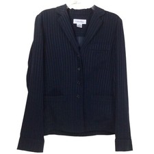 Calvin Klein Women s Pin Striped Blazer Suit Jacket Size 8 See Measurement