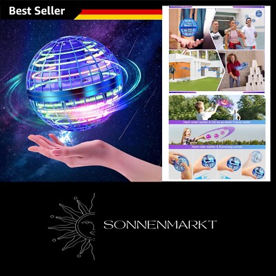 ASORT Hover Fliegender Ball,Magic Spinner Ball RGB Licht Hover Ball Mini Droh...