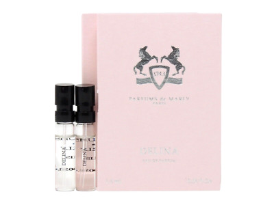 PDM PARFUMS DE MARLY DELINA EDP 1.5ml .05fl oz x 2 PERFUME SPRAY SAMPLES
