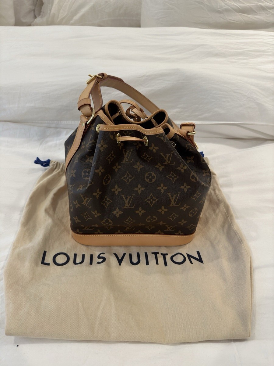 Authentic Louis Vuitton Monogram Canvas Tote Petit Noe LV Shoulder