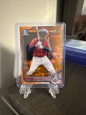 2022 Bowman Chrome Draft Sapphire Edition - Nacho Alvarez Jr. #BDC-125 Orange...