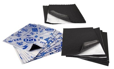 Hifonics ZDK1 | AluButyl 120dB & Schaum Dämmung | Komplettset für KFZ Türdämmung
