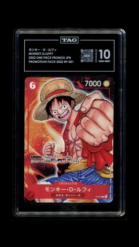 Monkey.D.Luffy (Promotion Pack 2022) graded TAG 10 for sale on eBay