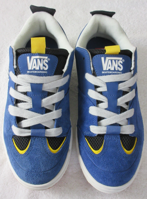 Vans Men\'s Skate Mixxa Suede Mesh Shoes Navy Blue Grey White Sizes NIB Skate Mixxa Shoe en Blue / Black | Vans CA main image 4