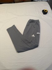 Adidas AeroreadyMen's Tapered Track Pants Grey size M