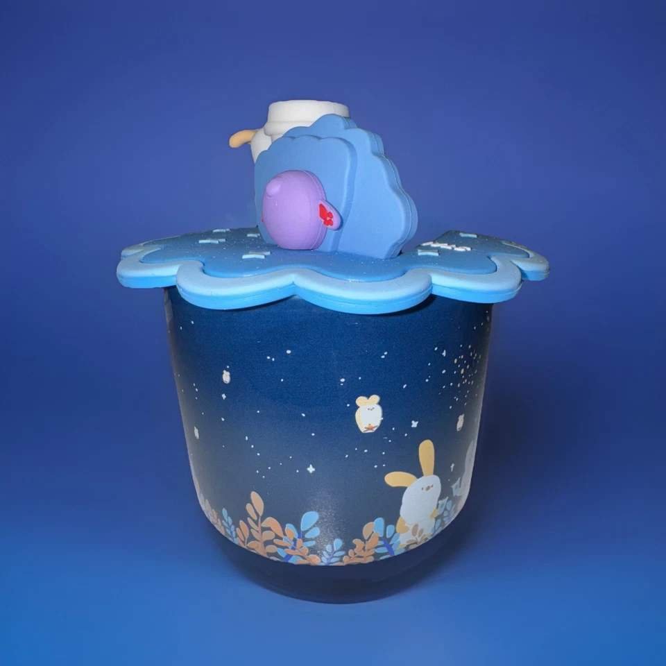 NOVO 2023 Xícara de Café Starbucks Copos de Coelho Lebre Caneca de Cerâmica com Tampa Presente - Imagem 4 de 4