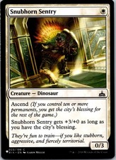 Rivals of Ixalan Magic: The Gathering Snubhorn Sentry