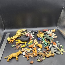Mixed Animal Toy Lot 1lbs 13 Oz plastic And Rubber 