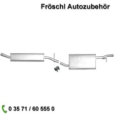 für Dacia Duster 1,6 SCe 115 4x4 HM Vorschalldämpfer Mitteltopf ab Bj. 2017 ##