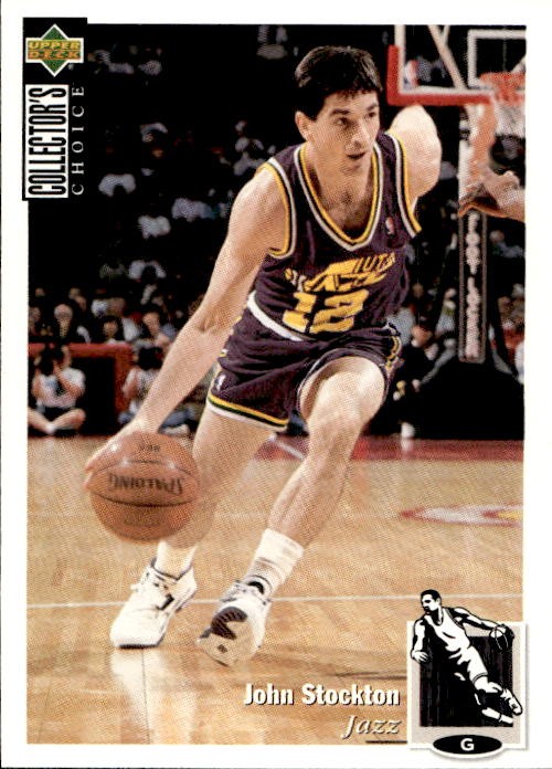 Figurina NBA Collector's Choice 1994/95 # 163 John Stockton Utah Jazz
