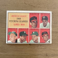 1961 Topps - League Leaders Milt Pappas, Jim Perry, Frank Lary #48 Jim Perry