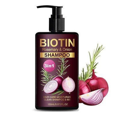Onion & Rosemary Shampoo for Hair Growth, Onion Biotin and Rosemary Shampoo for