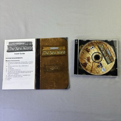1503 A.D The New World PC Computer Video Game 2 Disc Set w Case Manual Install