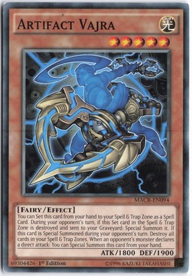 Yugioh - Artifact Vajra MACR-EN094 1st Edition - Maximum Crisis