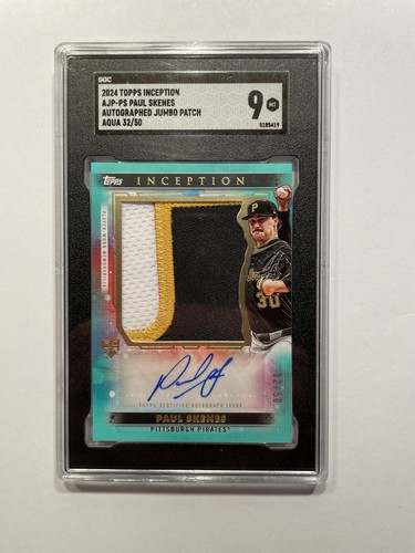 Paul Skenes [Inception] #AJP-PS 2024 Topps Inception Autographed Jumbo Patch card