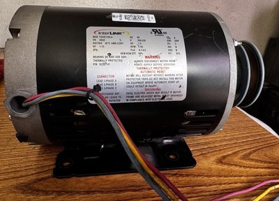 InterLINK YSDK1100-4 1.5 HP 3-Phase 200-230V Induction Motor 1745 RPM