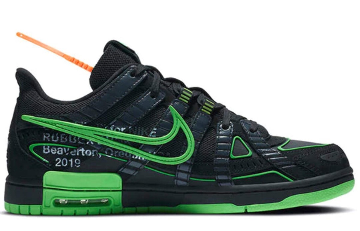 Size 12 - Nike Air Rubber Dunk x Off-White Low Green Strike for