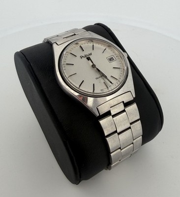 Vintage PULSAR by Seiko Men s Watch Stainless Steel Y147-8009 36mm New Battery
