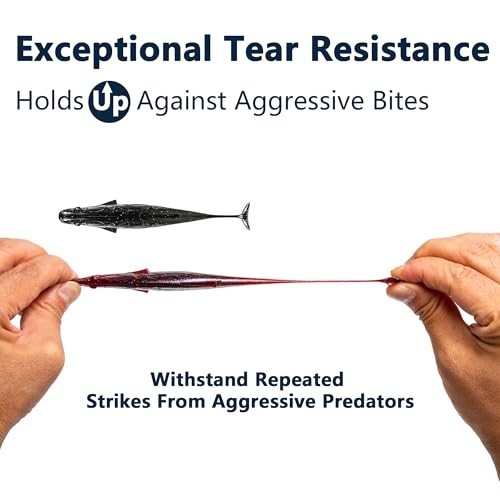 Premium Paddle Tail Swimbait Set for Bass Fishing – Ultra-Soft PVC Lures with Ho - Image 4