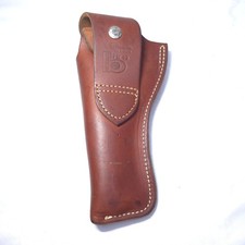 Vintage Bucheimer Pacemaker PM‑19 Leather Gun Holster Brown Right Hand USA Made