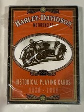 Sealed, HARLEY DAVIDSON Historical Playing Card 1930-1950 Deck