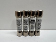 LOT OF 4 NEW OLD STOCK COOPER BUSSMANN 30A TIME-DELAY FUSES SC-30