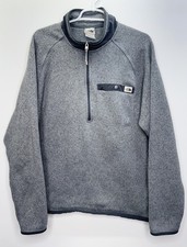 The North Face Gordon Lyons Heavyweight Knit Fleece Quarter-Zip Gray Men  s XL