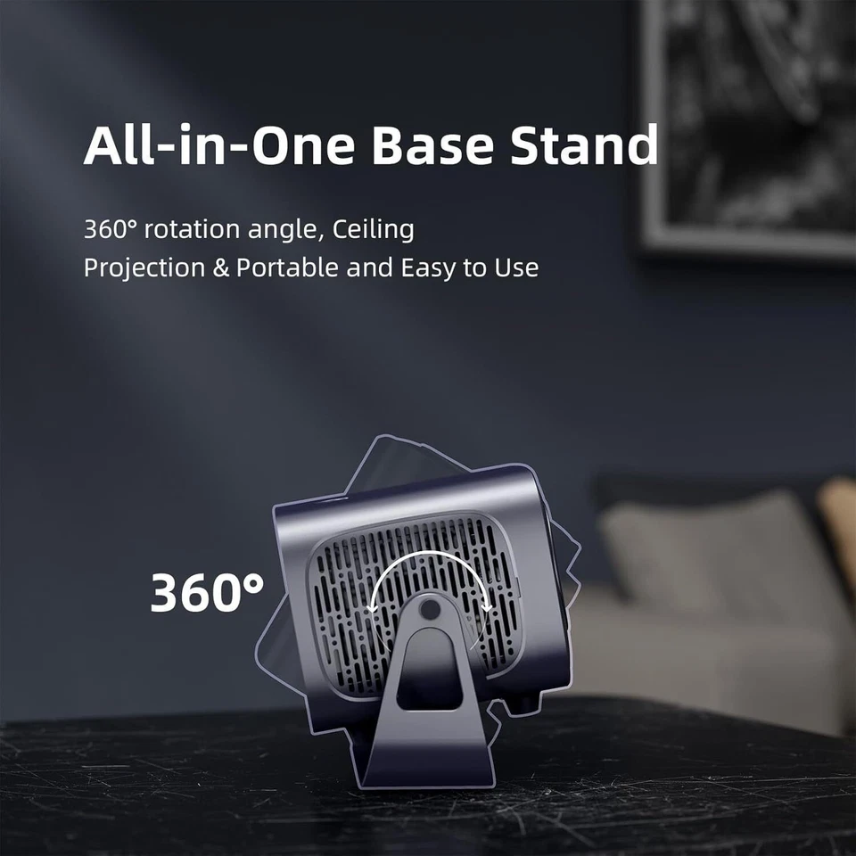 5G WiFi Bluetooth 5.0 FHD Smart Projector for IOS Android Home Theater HDMI - Image 4 of 4