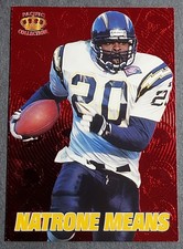 1995 Pacific Prisms NATRONE MEANS #5 Red Hot Stars San Diego Chargers 