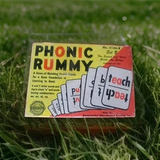 Vintage "Phonic Rummy" Game