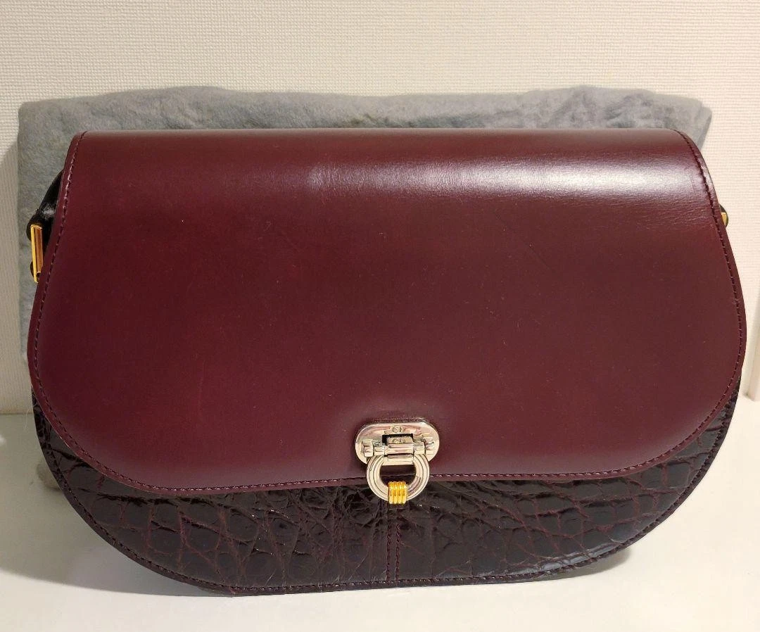 Sac bandoulière Dior vintage années 80 cuir ancien