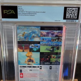 Zelda Tears of the Kingdom Nintendo Switch PSA 10 A++ 1st Print CGC VGA WATA