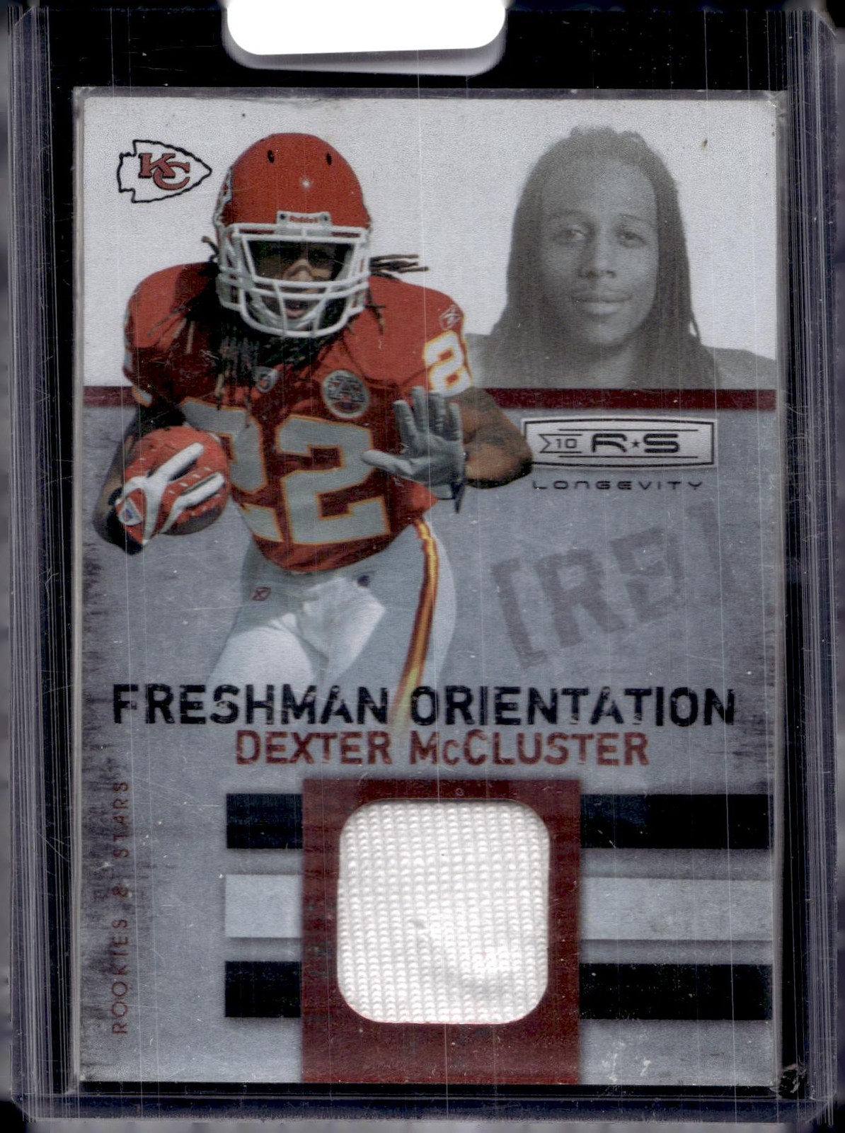 2010 Panini Longevity #3 Dexter McCluster Freshman Orientation Materials #/249