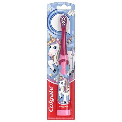 Colgate Kids Battery Powered Toothbrush, 1 Count (Pack of 1), Purple