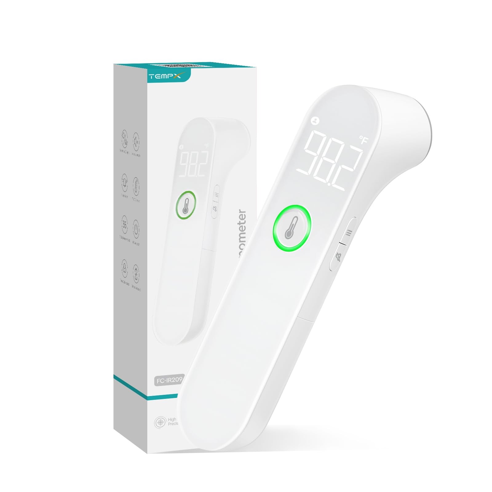 Basal Thermometer for Adults and Kids, Fast & Accurate with Fever Alert, Mute...