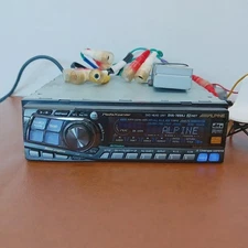 Alpine DVA-7899J 1DIN Car Audio CD DVD Tuner Player NTSC PAL Switchable Tested