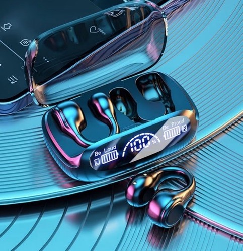 Ear Clip Earbuds, Bluetooth 5.3 Wireless Open Ear Clip on Headphones, Mini Bone - Picture 4 of 7