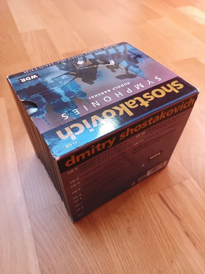 Shostakovich - Rudolf Barshai WDR - Complete Symphonies - 11 CD Box Set - Jewel - Bild 3 von 4
