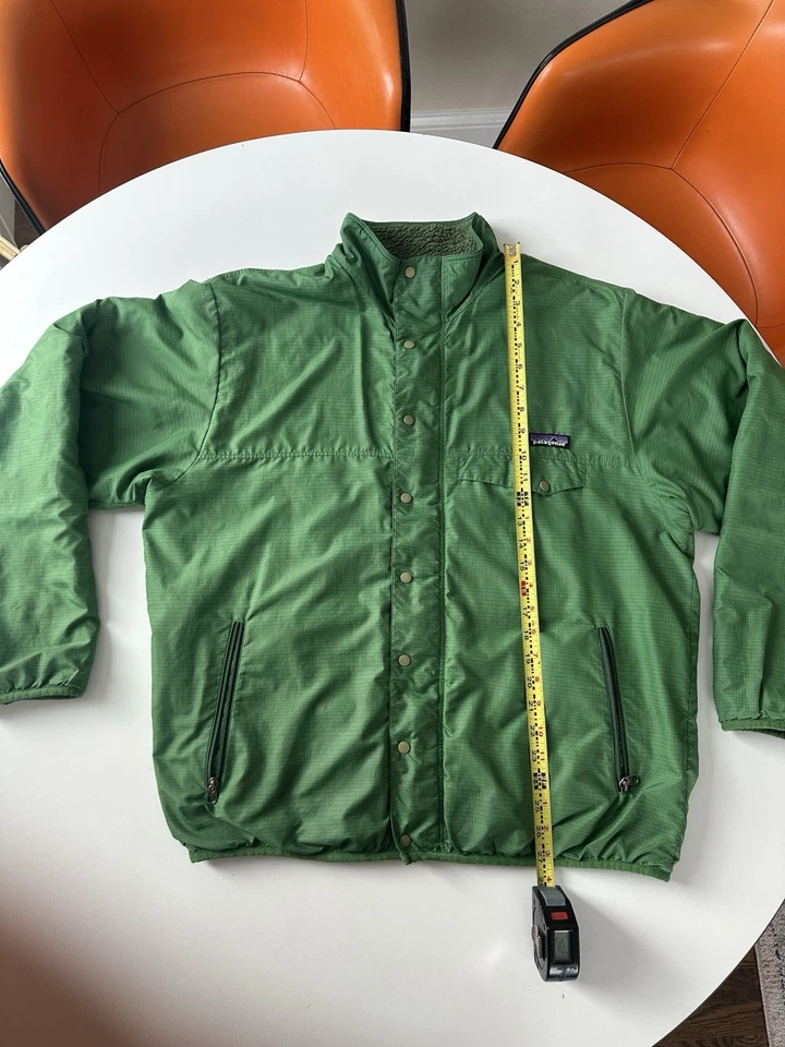 Patagonia Reversible Glysade Retro-X, Synchilla Deep Pile Full Zip Snap-T vtg - Image 4 of 4