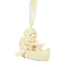 Dept 56 Snowbabies CANOE FOR TWO Snowbaby Ornament 6016022 NEW 2025