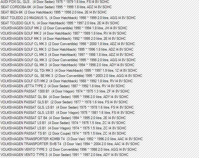 JUNTA COLECTOR ESCAPE VOLKSWAGEN JETTA TIPO 2 1.8L RV SOHC 1987-1992 Foto 2 de 2